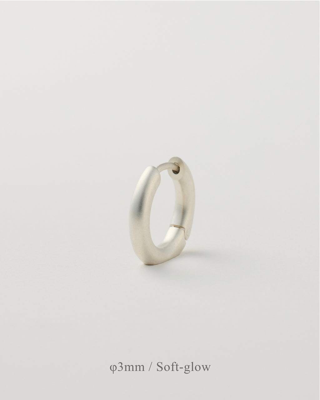 'Balanced' pierced earring
