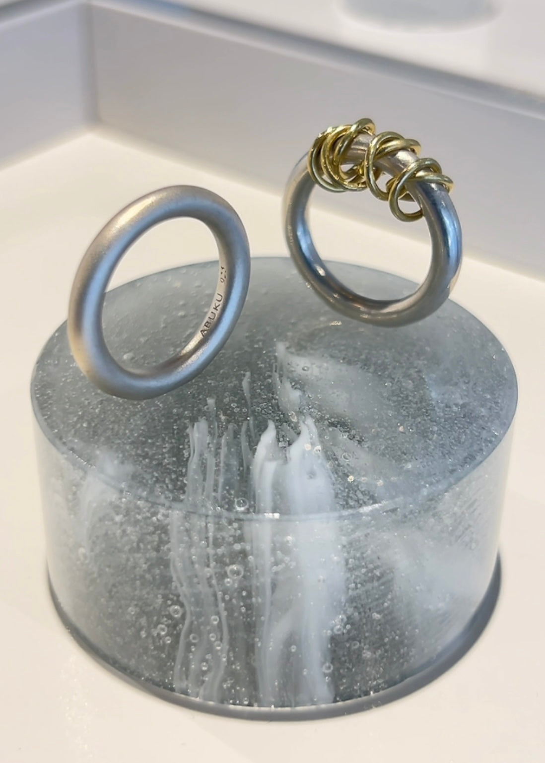 'Mindset' glass piece for pairs